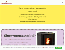 Tablet Screenshot of pelletkachelwarmte.nl